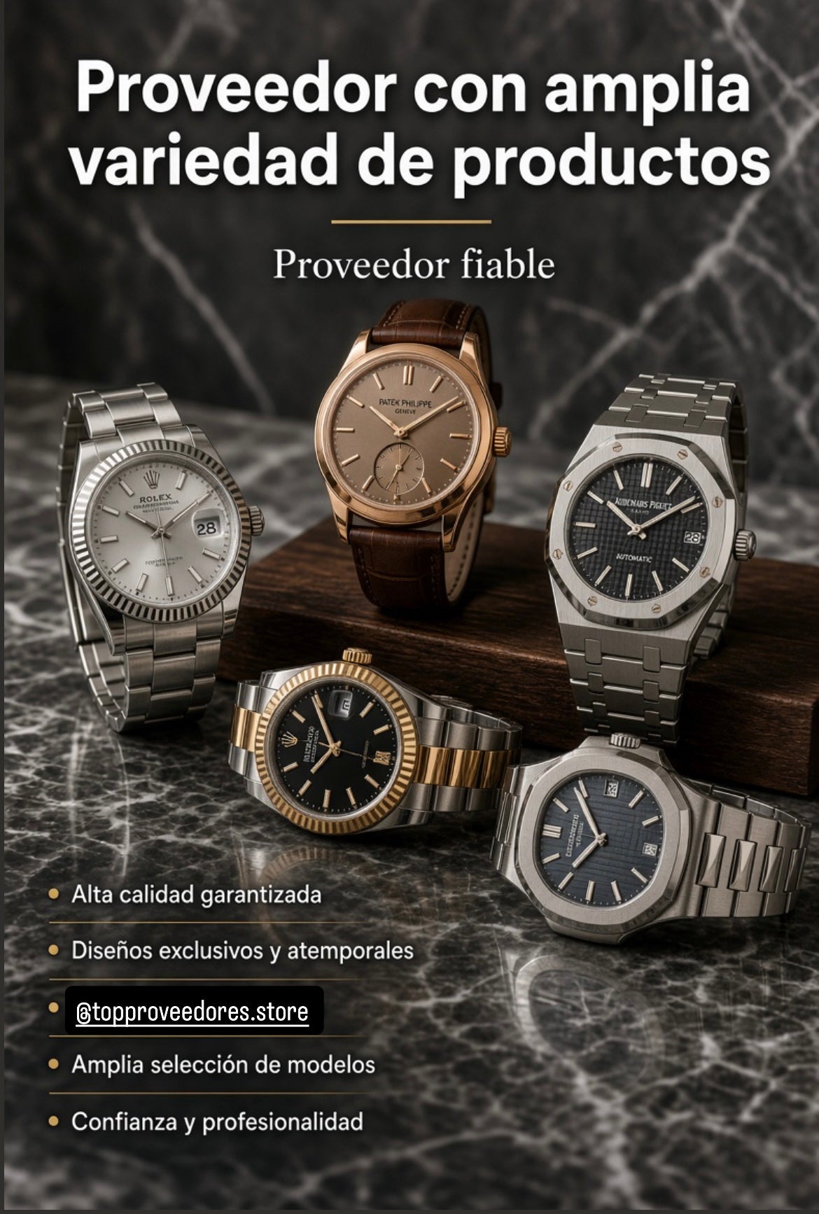 PROVEEDOR RELOJES